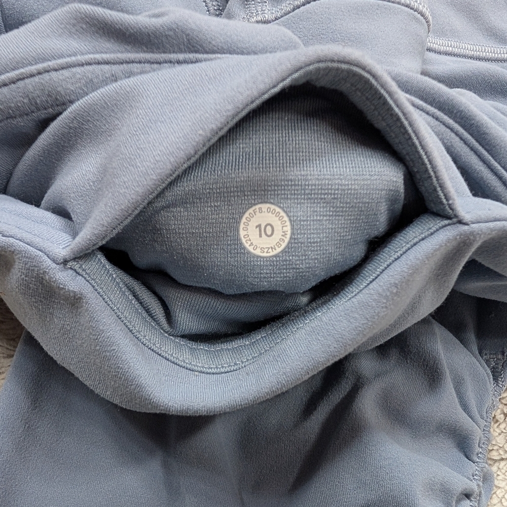Lululemon Leggings Womens 10 Blue Chambray Align HR Crop 24” Twist Waist - Picture 7 of 9